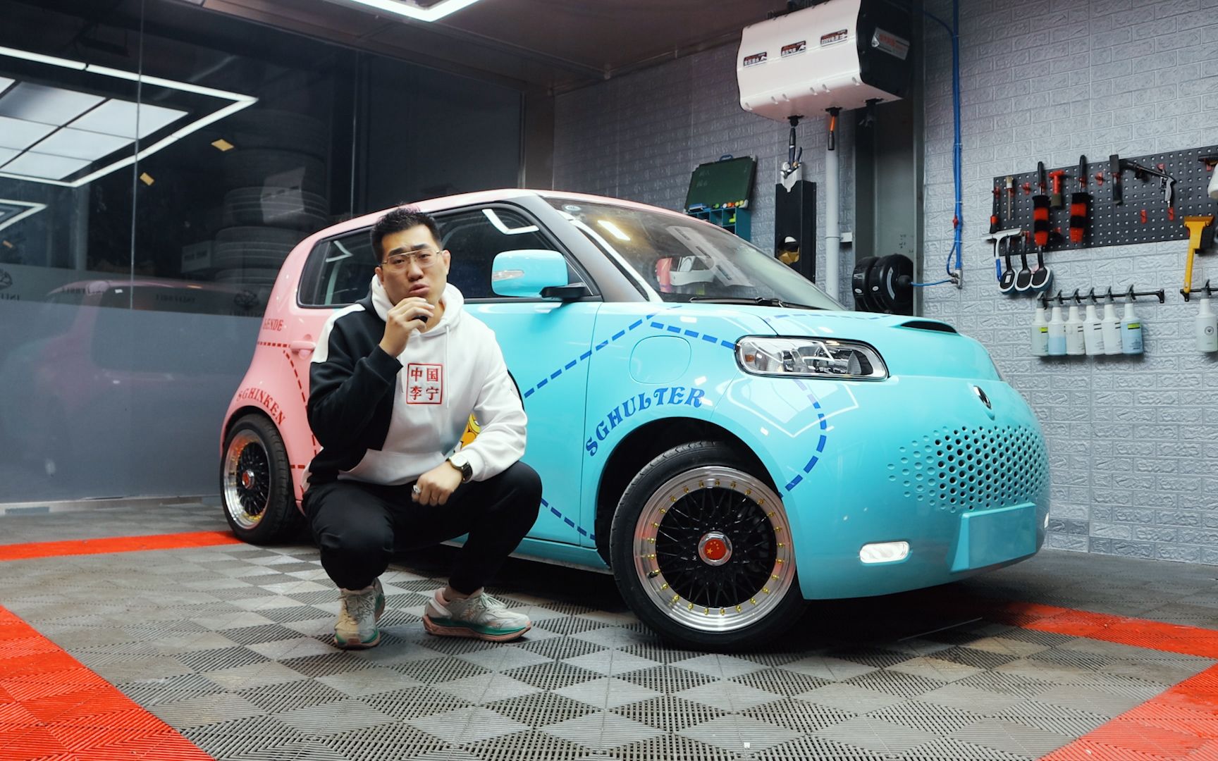 活动作品让小姐姐都心动的潮品实拍欧拉白猫改装