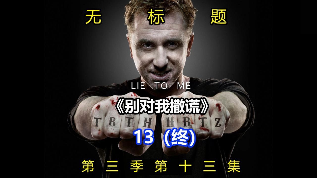 《Lie To Me》别对我撒谎 千谎百计 第三季第十三集:无标题 Lie to me 系列终哔哩哔哩bilibili