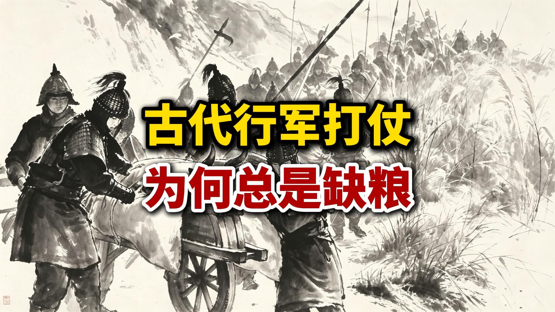 古代战争为何总是缺粮？