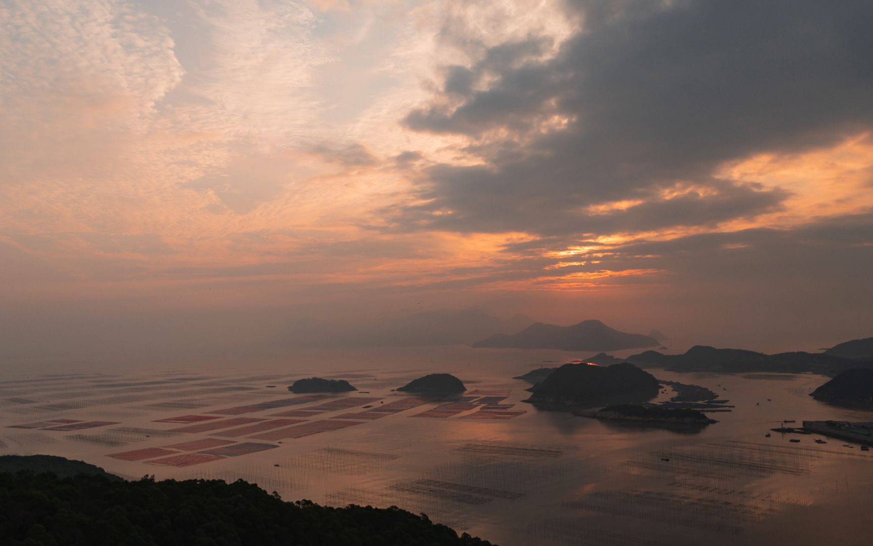 日出 花竹 霞浦