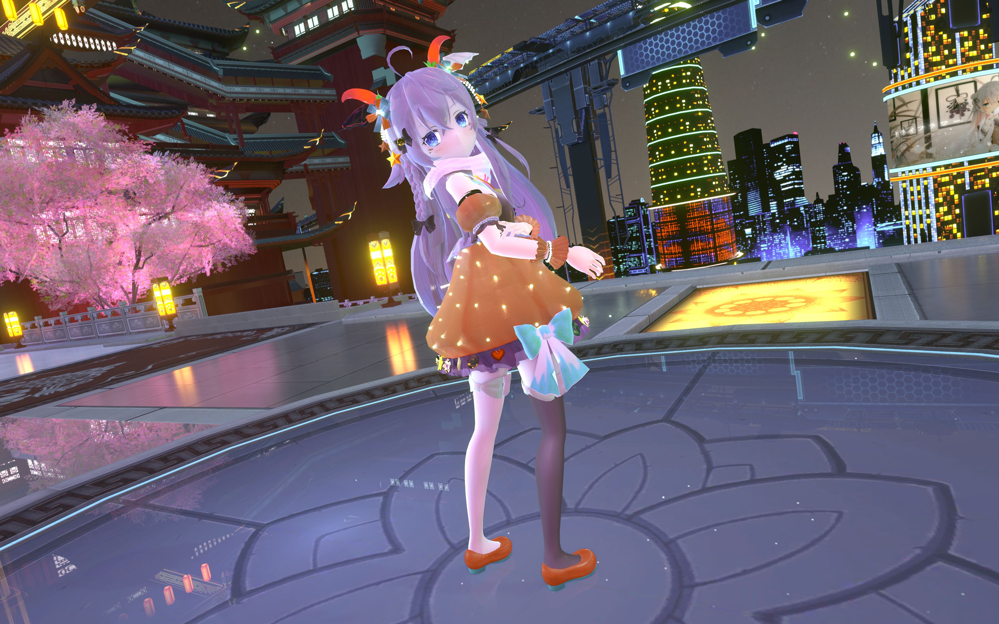 来一只黑白丝狗妈?【神楽七奈/4k/mmd】_哔哩哔哩_bilibili