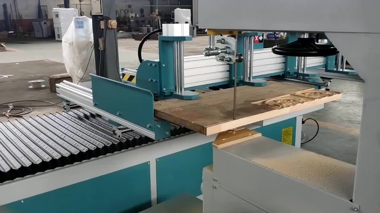 立式带锯 数控木工带锯操作加工 (30)