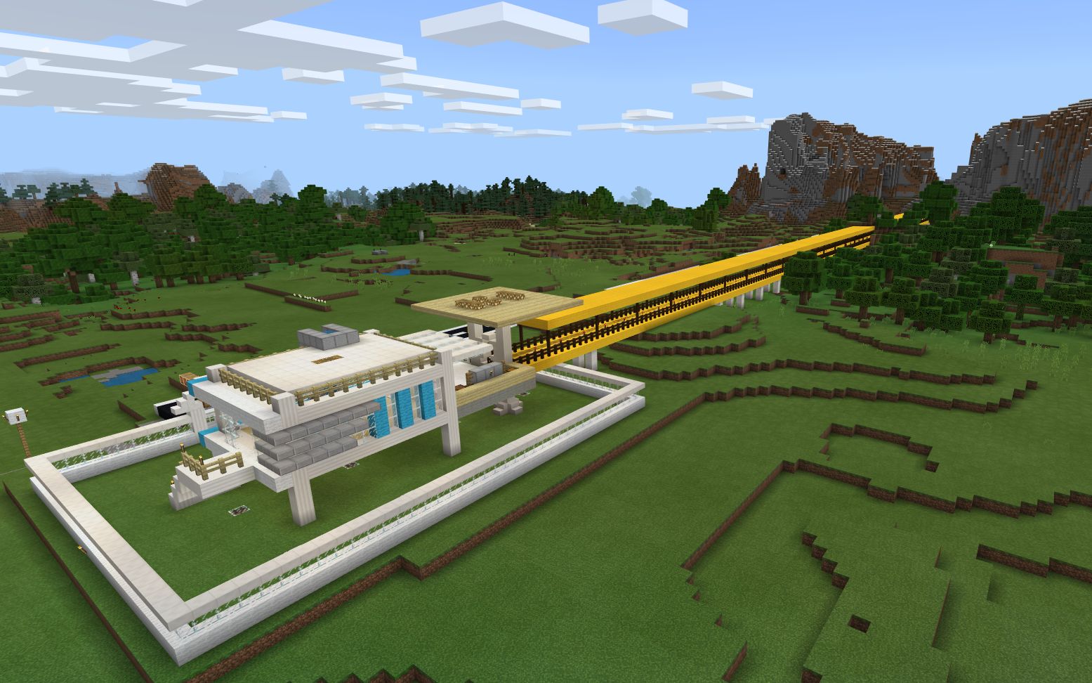 活动  小伙爆肝三天!在我的世界建造的铁路计划!