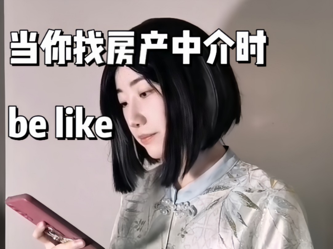 找房产中介be like哔哩哔哩bilibili