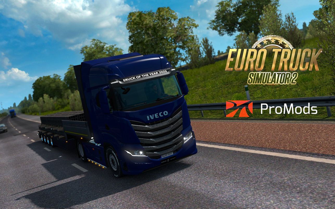 欧洲卡车模拟2试驾新款依维柯sway系列重卡