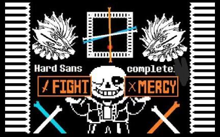 Hard Mode Sans】战斗第一、二阶段FDY重制版通过! ! !