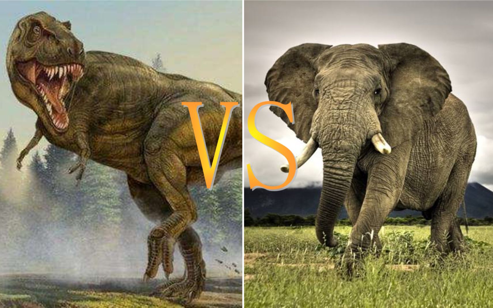 gmod古今动物大比拼霸王龙vs大象不同时期的陆地霸主