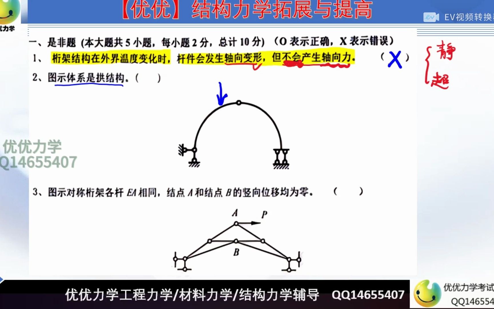 [图]一天搞定结构力学(上期末)判断题