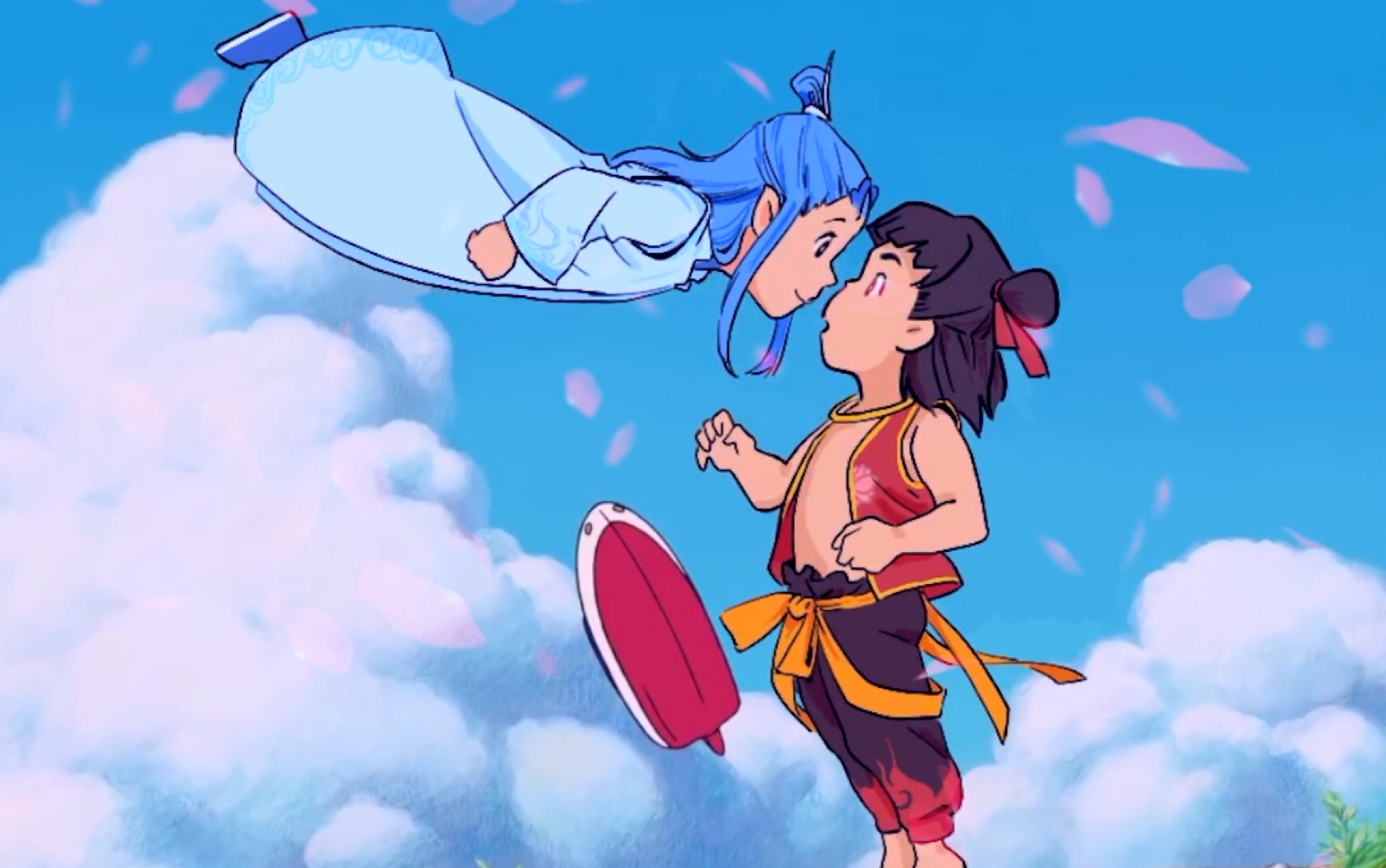 灵珠魔丸cp亮相