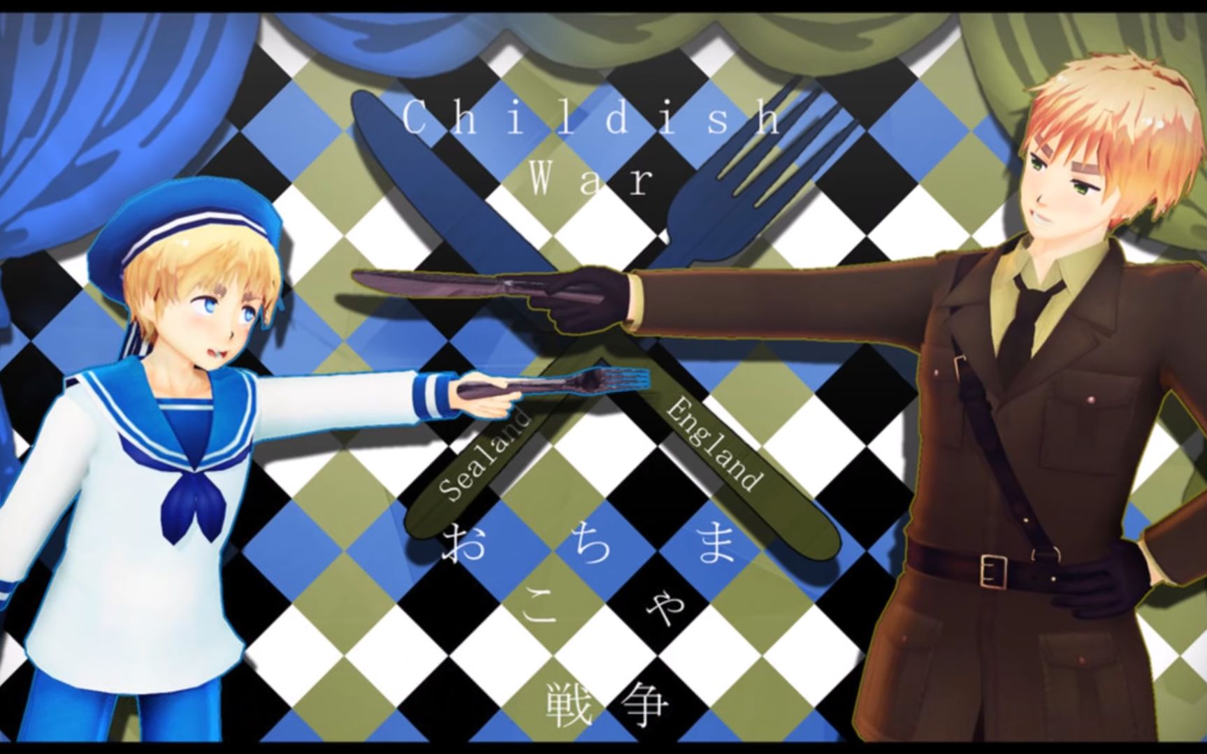 aph人力孩子气的战争西兰vs英