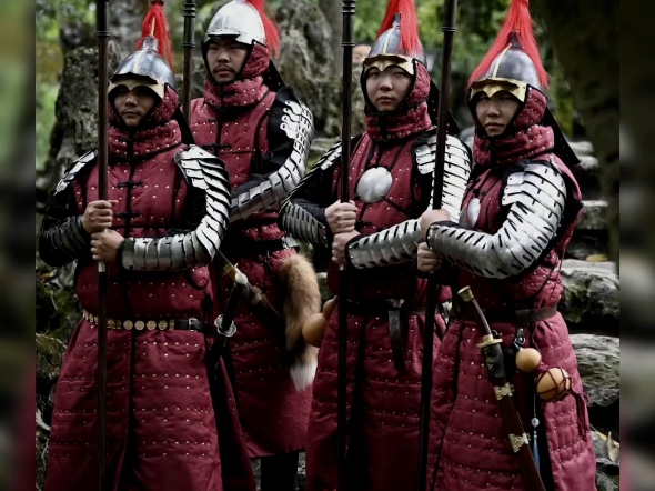 朴实无华的明军布面甲