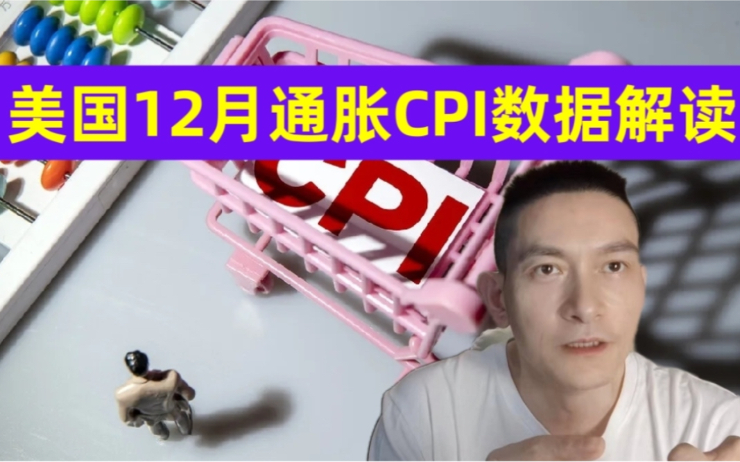 美国12月通胀CPI数据解读哔哩哔哩bilibili