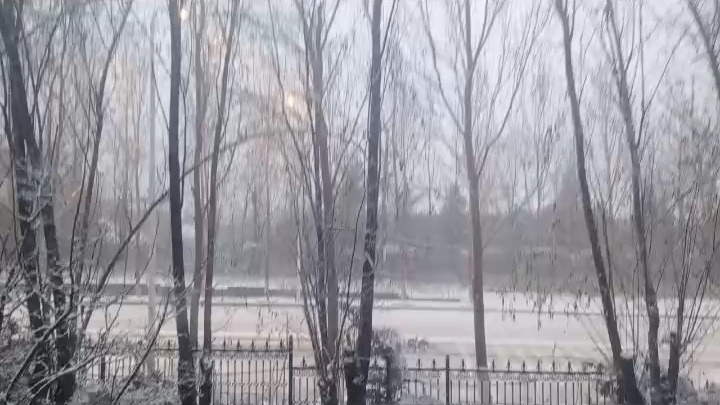 [图]长春的第一场雪来了，想起了去年的这个时候，但我更喜欢现在。此刻，看《乞力马扎罗的雪》的氛围正好