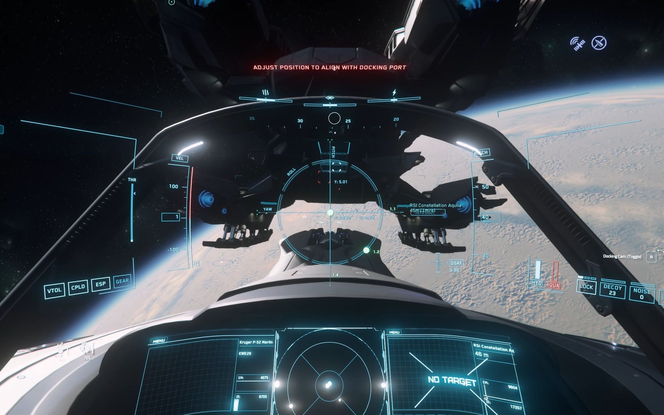 【星际公民】天鹰座小船脱离和对接