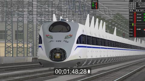 723事故 温州动车事故 实况模拟列车 事故模拟 D3115 D301