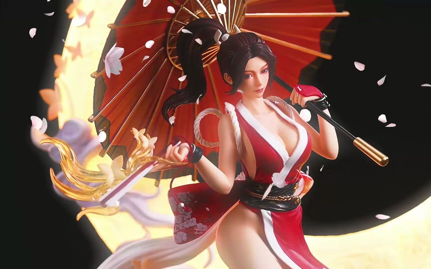 集模堂 不知火舞 雕像 宣传视频