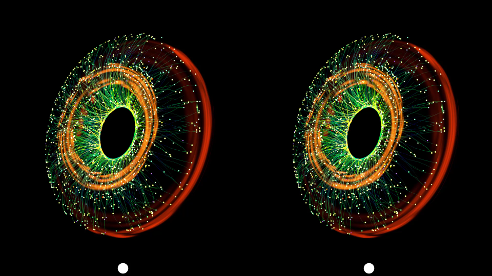 【裸眼3d】粒子眼睛