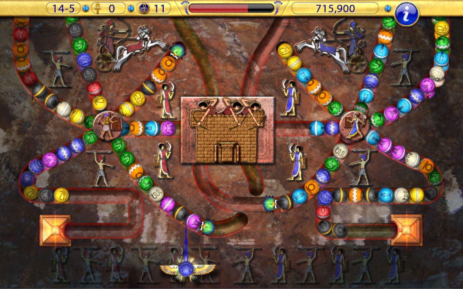 埃及祖玛ar阿蒙神叛乱最终关卡通关录像