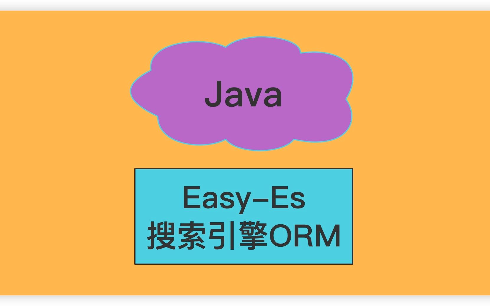 Java项目"EasyEs"搜索引擎ORM框架哔哩哔哩bilibili