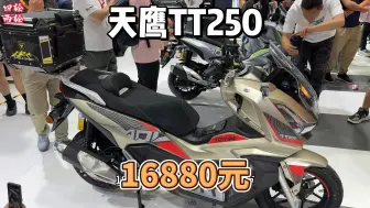 Video herunterladen: 16880元，天鹰TT250正式上市，250ADV踏板终于迎来全新选择