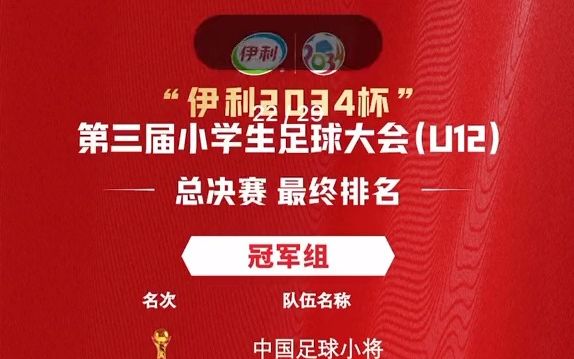 伊利2034杯 第三届小学生足球大会苏州总决赛,88支参赛队最终排名.哔哩哔哩bilibili