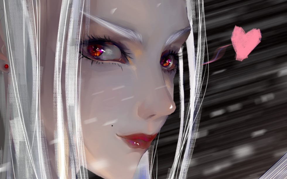 年轻的丽蓉 画完发现把痦子忘了 为我的爱海儿打call 为啥古墓派姓