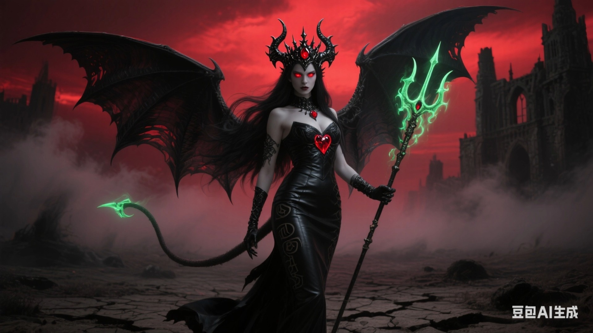 【ai绘画】恶魔女王