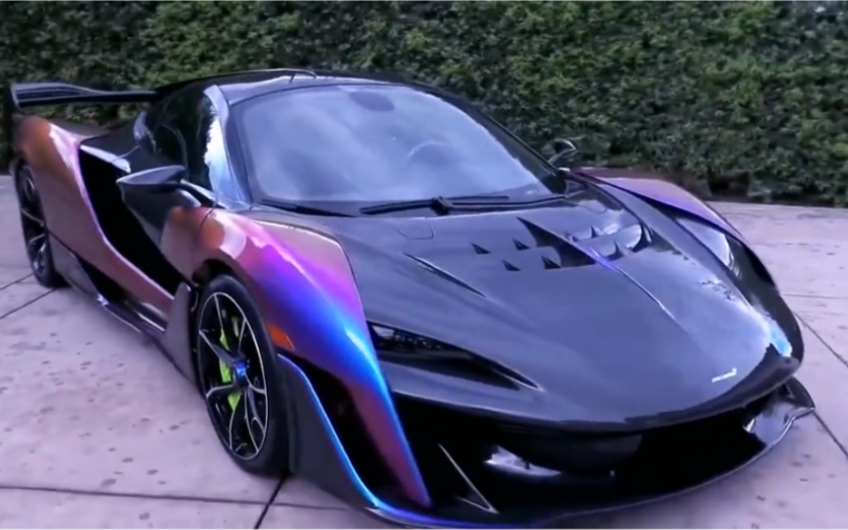 渐变车漆 全球限量15台的迈凯轮sabre