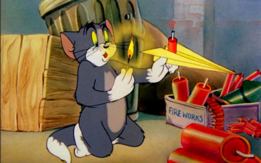 "每日一遍,防止抑郁""过年放鞭炮的反面教材"#猫和老鼠