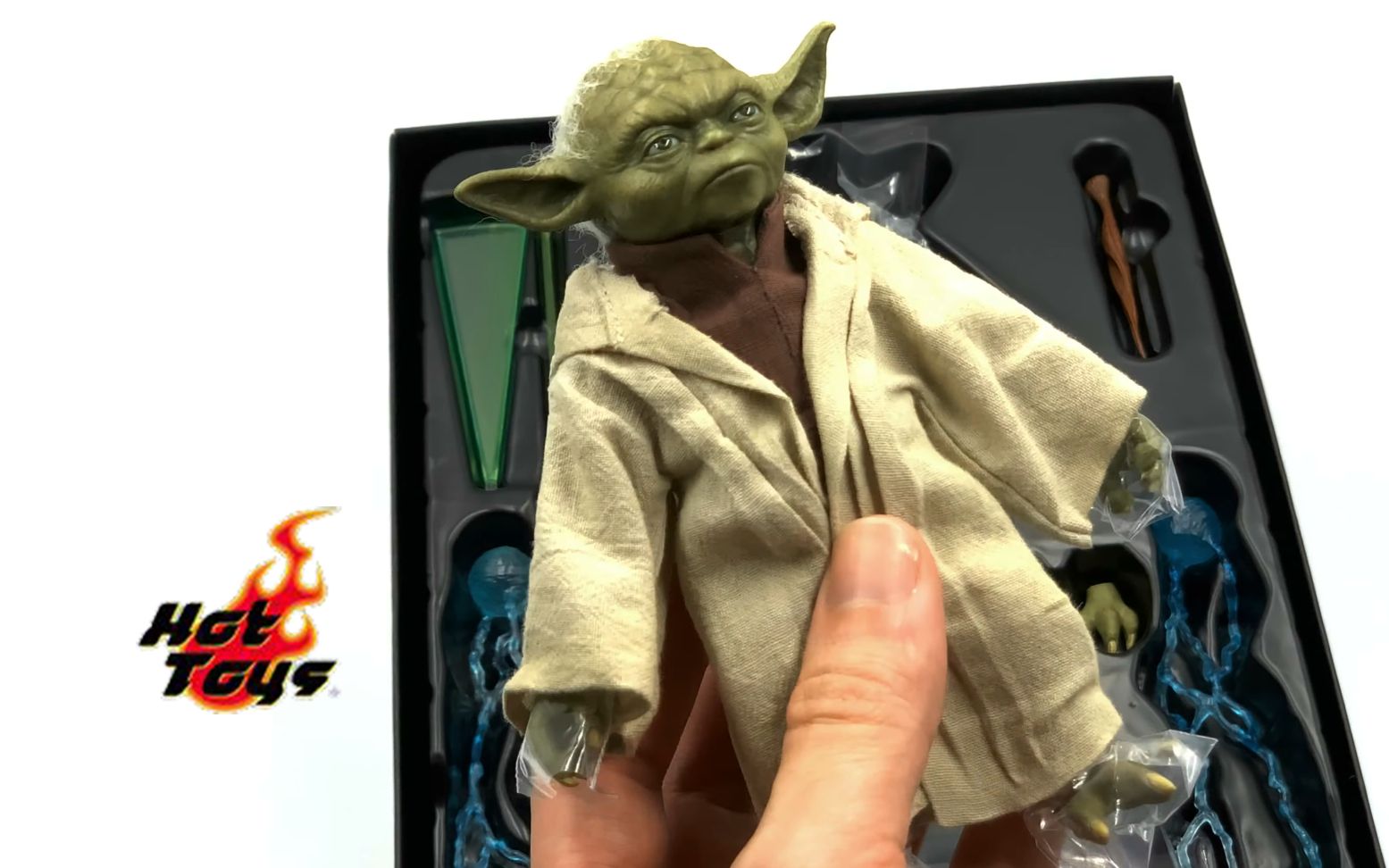 [图]【转载】Hottoys 1/6 MMS495 星战前传二 克隆人的进攻 尤达 大师 Yoda 开箱