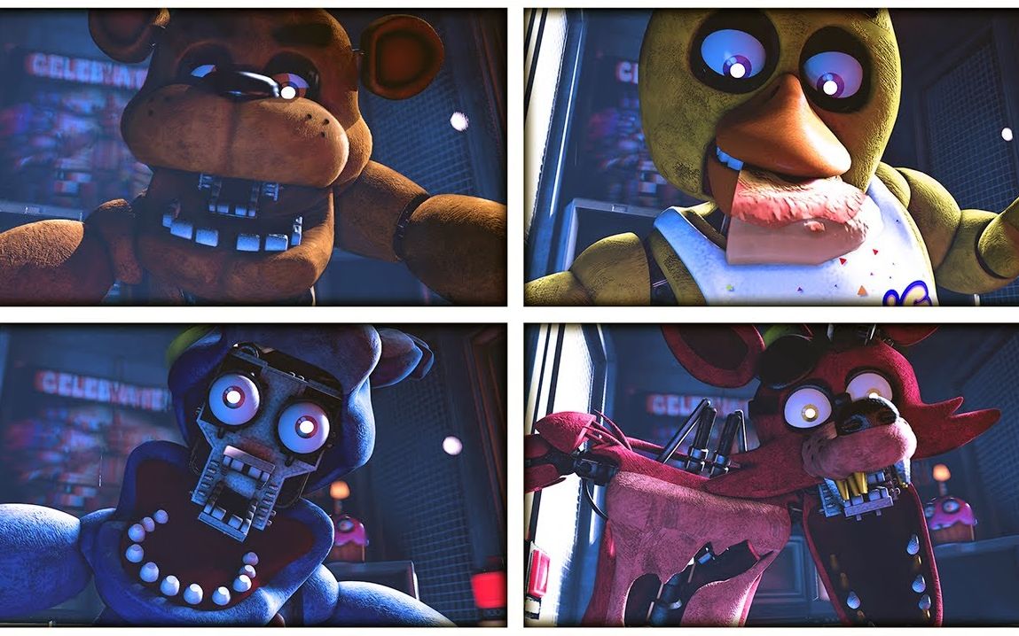 [sfm fnaf]保安还击2代跳杀_哔哩哔哩 (゜-゜)つロ 干杯~-bilibili