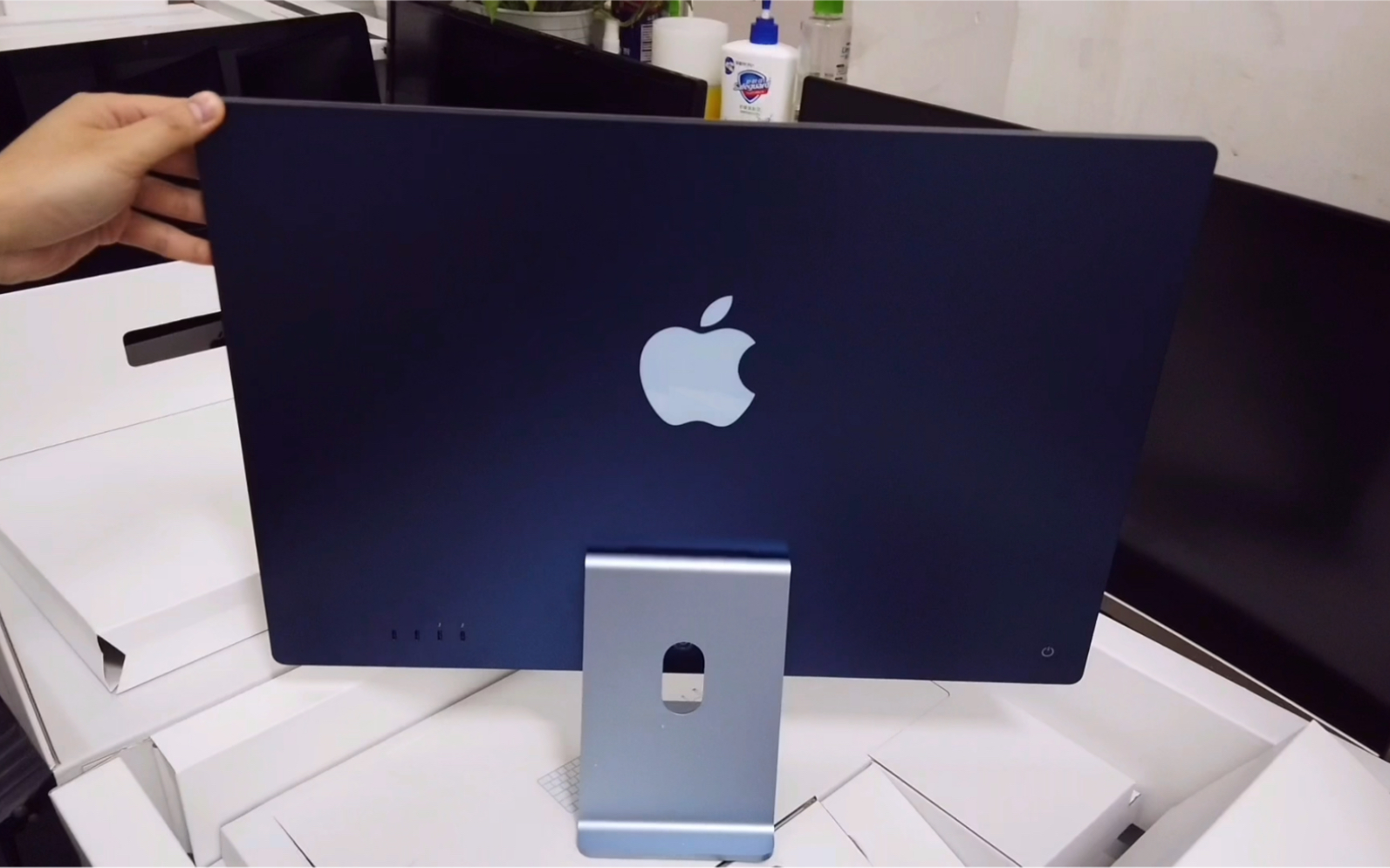 今日开箱 苹果imac 24寸 m1 一体机电脑