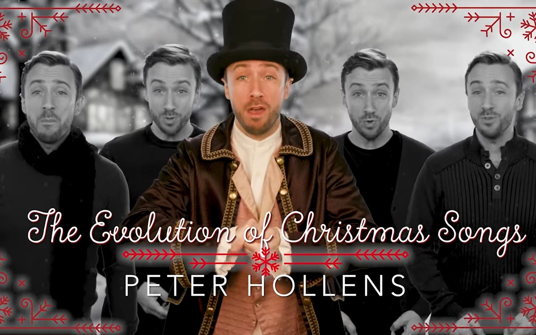 [图]超赞的圣诞歌曲三百年历史回顾 Evolution of Christmas Songs (1744-2020)-Peter Hollens