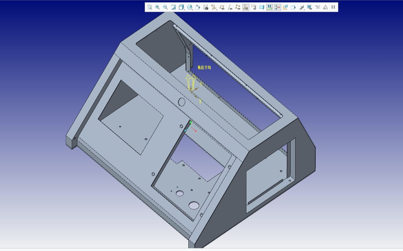 箱体钣金拆图之creo体积块法-刘氏分拆法/无人超越