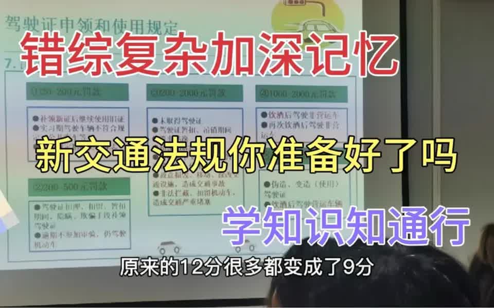 2022年4月1日交通法规新规已经来临,学习驾驶记录科一心得体会哔哩哔哩bilibili