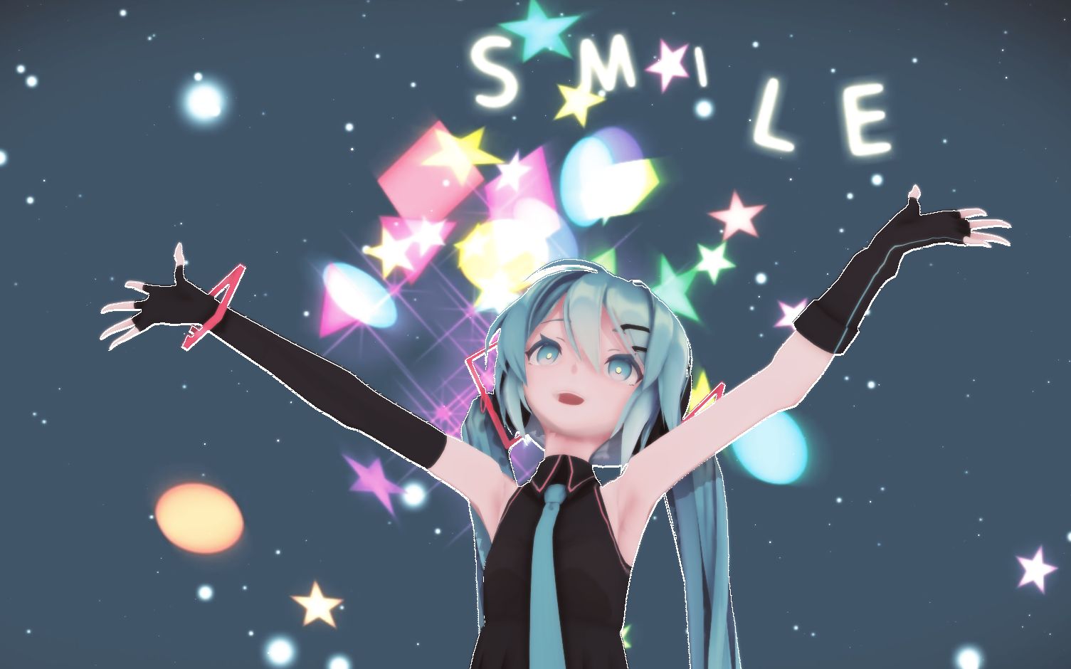 下っ腹p 化身バレッタ  music:シティライツ  tool:mikumikudance