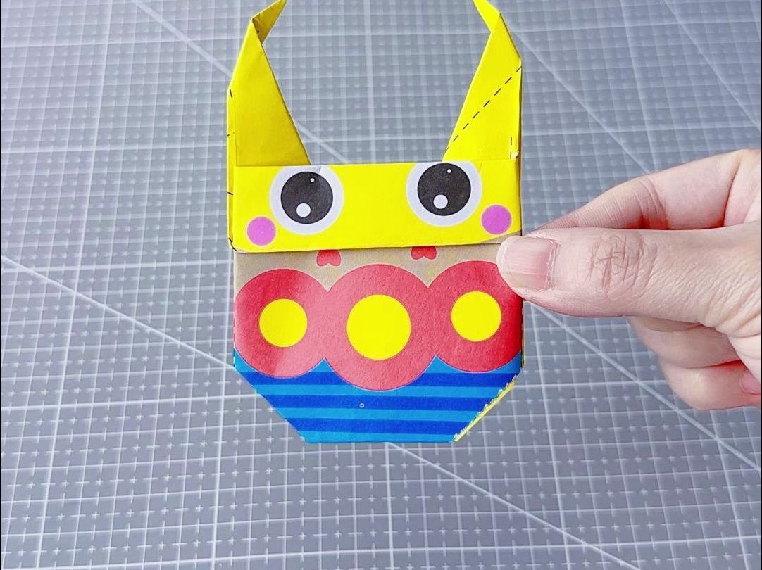 创意手工折纸,一只勇敢的锹形虫