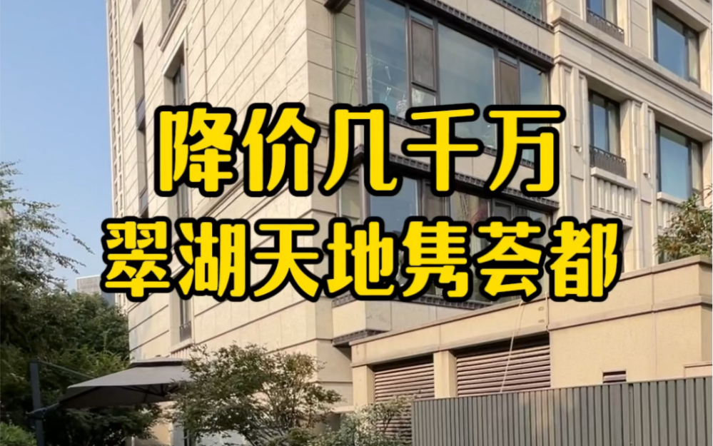 翠湖天地隽荟 1楼复式带花园300平方 带地下室360平方#上海买房 #上海新天地#翠湖天地隽荟#翠湖天地五期#柳哥看房哔哩哔哩bilibili