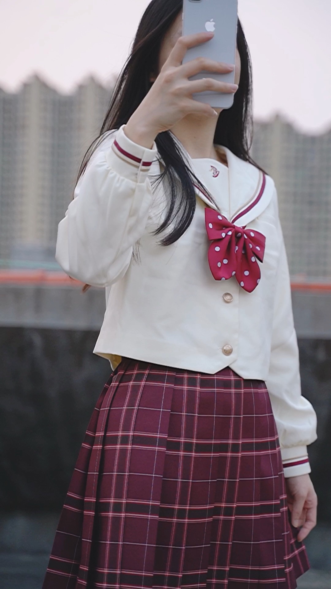 赤金 沙华#jk制服##天台##中牌制