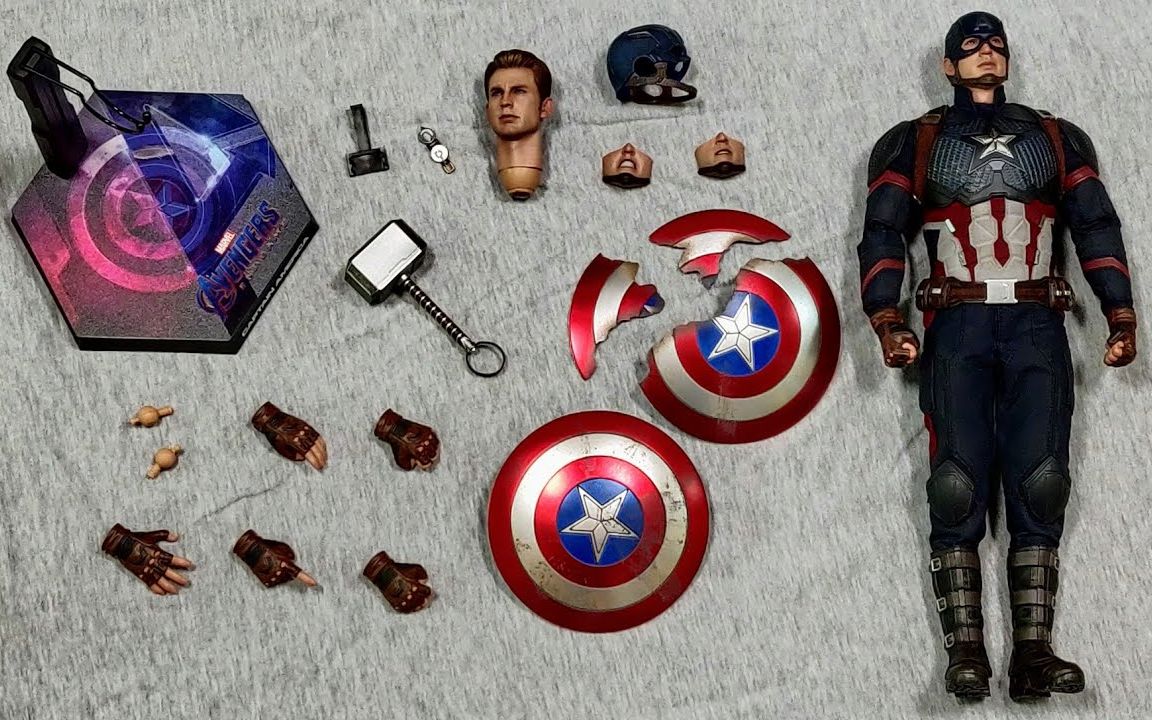 Hot Toys 终局之战 美国队长丨Endgame Captain America哔哩哔哩bilibili