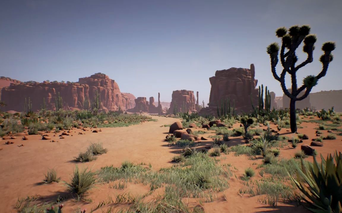 【ue4】红色沙漠场景 red desert pack