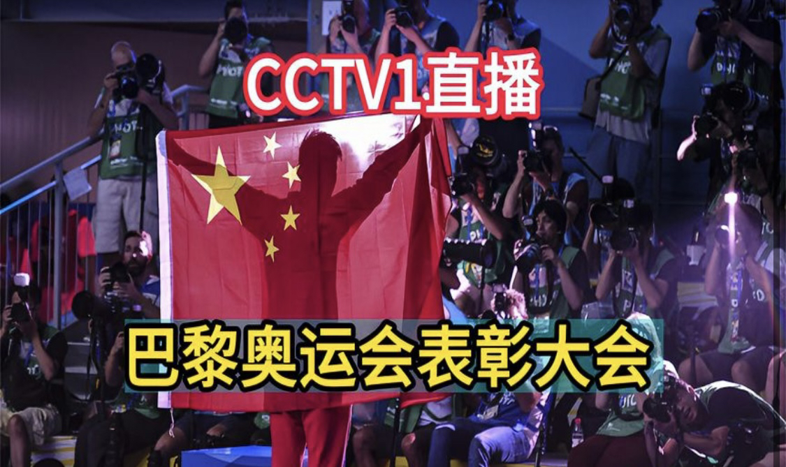 激动!CCTV1直播 巴黎奥运表彰大会 全体运动员到场哔哩哔哩bilibili