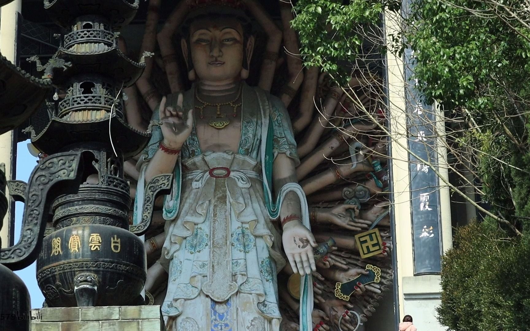 浙江省 东阳市 白云文化城 观音阁 佳能200d 二代 拍视频测试1080p