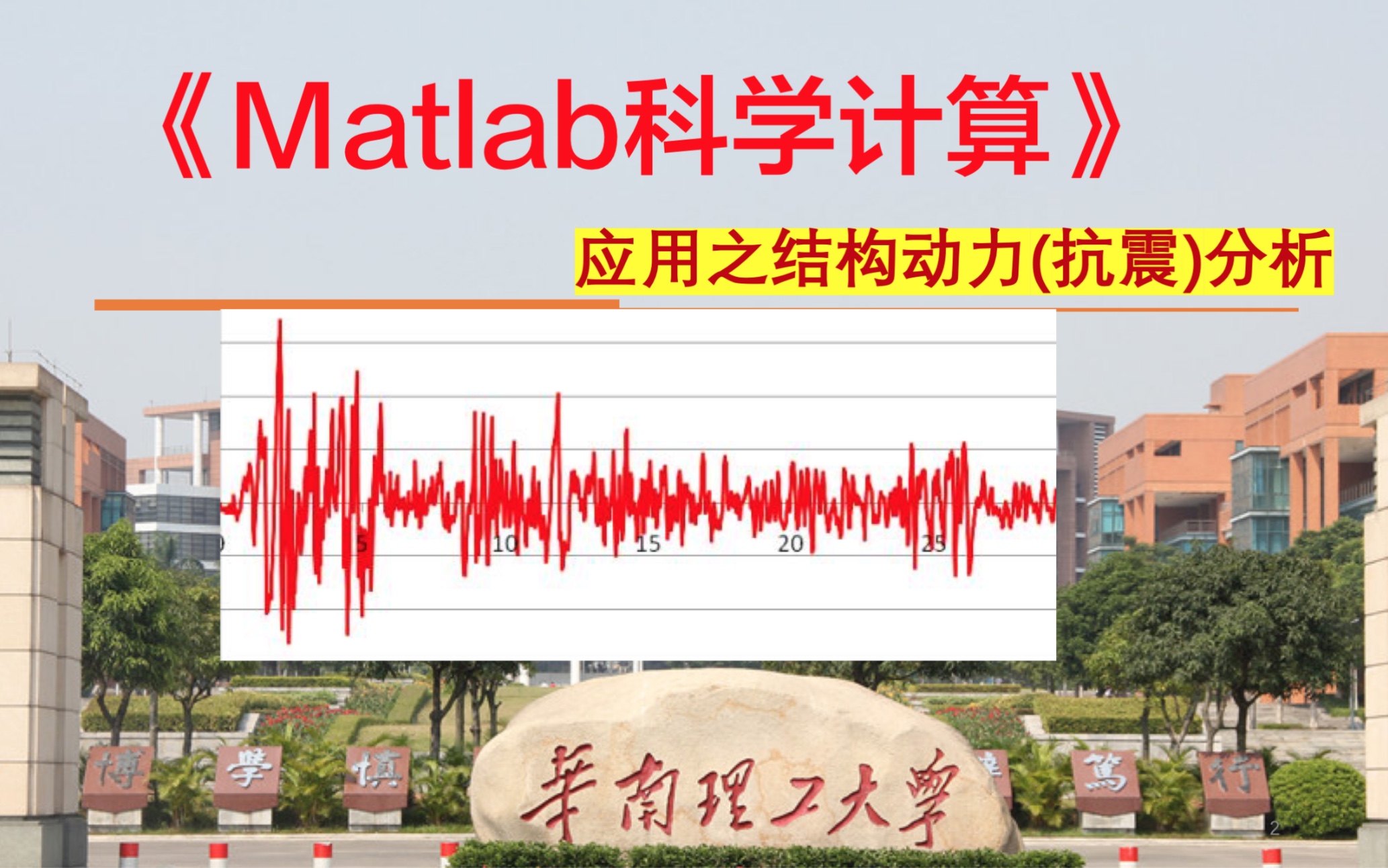 [图]2.结构动力抗震分析：Duhemel积分，Newmark-beta积分和时域显式法《matlab科学计算》