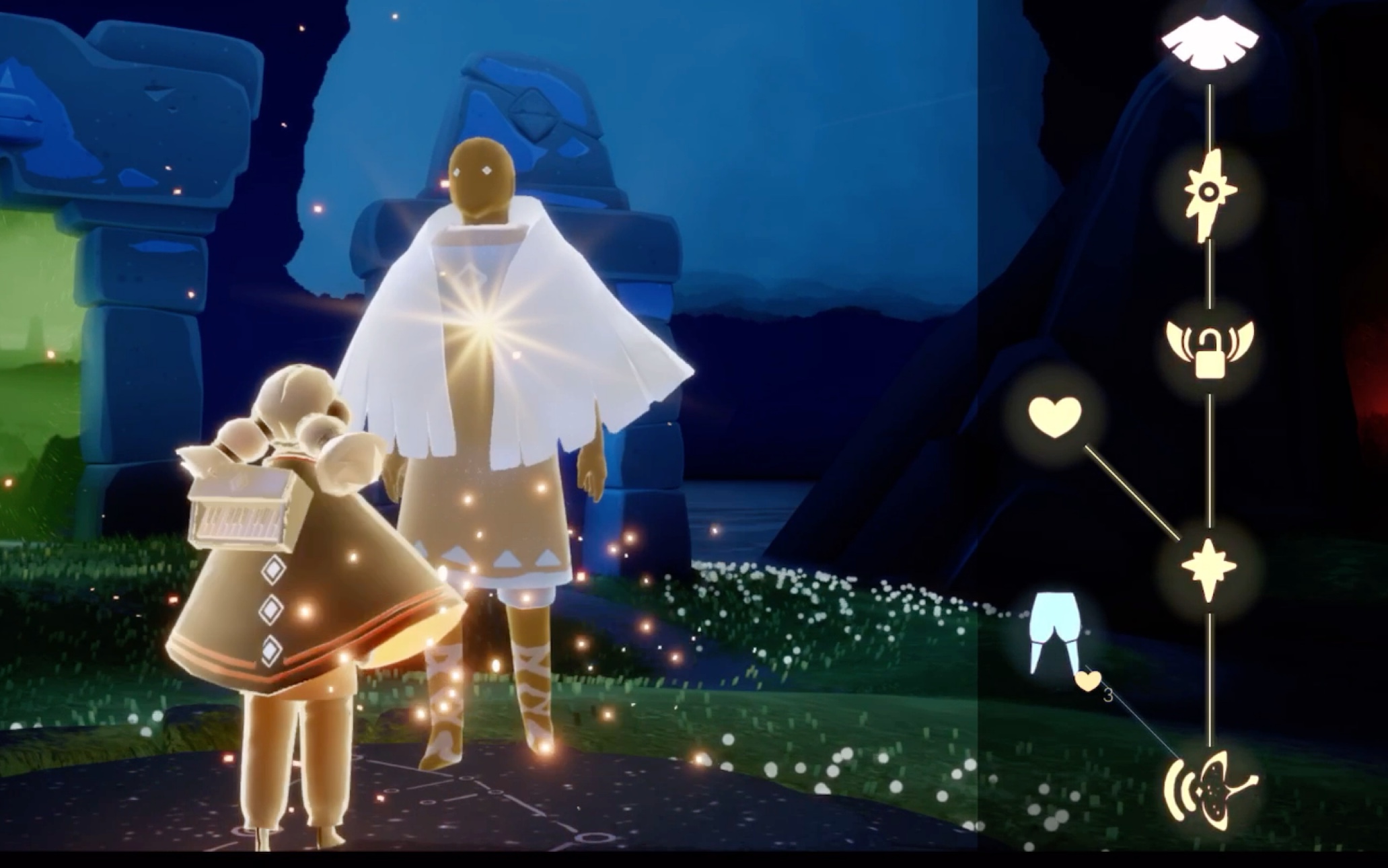 [光遇]五十心兑换白斗篷