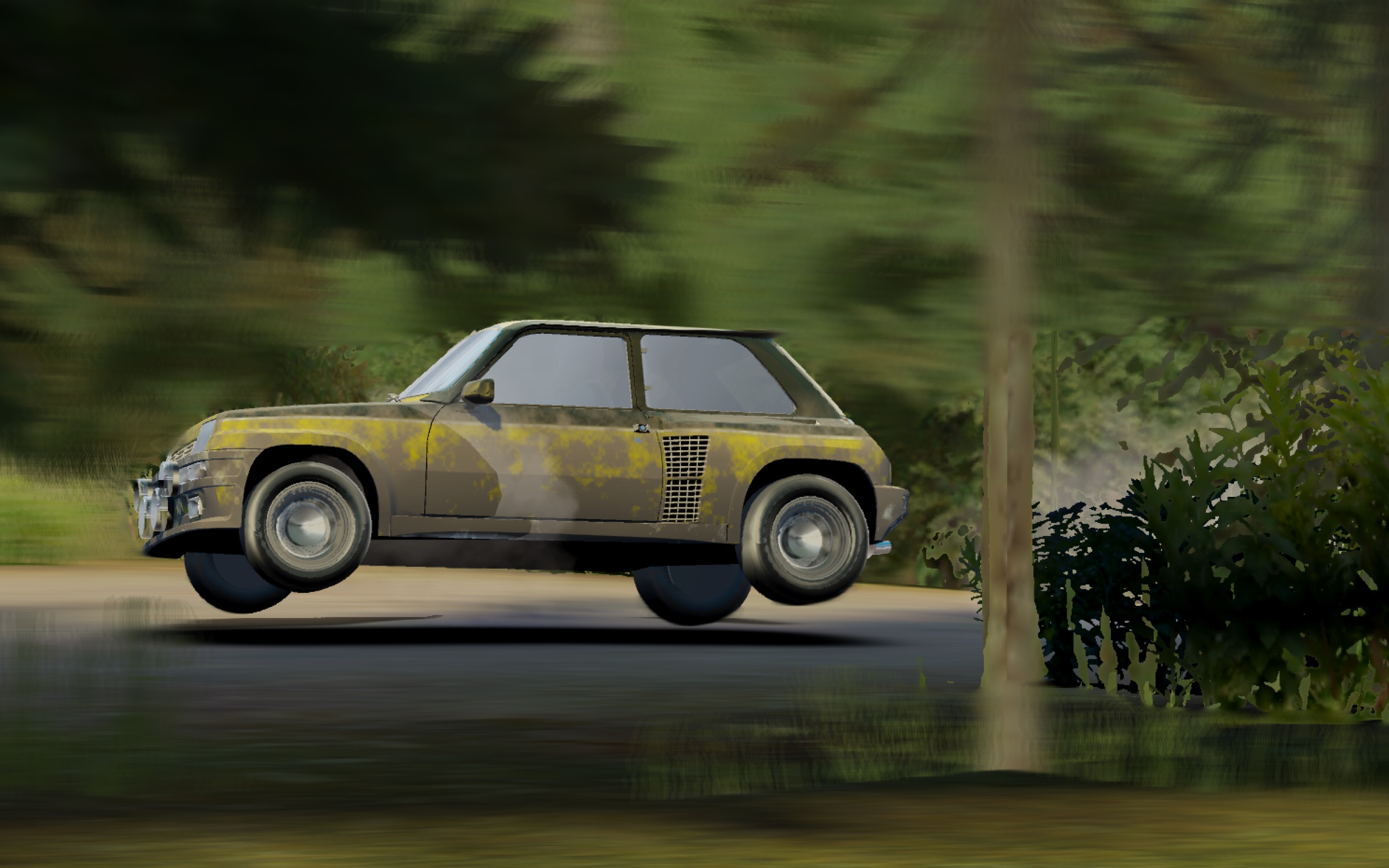 【绝对赛车】雷诺5turbo芬兰拉力小跑_哔哩哔哩_bilibili