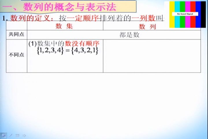 [图]人教版_高中数学_必修五2.1 数列的概念与简单表示法（通用2.1 数列的概念与简单表示法（通用)-李老师_优质课公开课教学视频