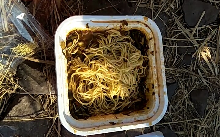 震惊某跑酷up主,居然捡垃圾吃?