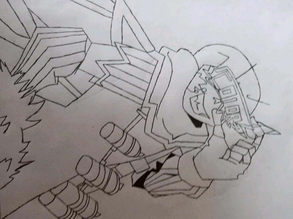 由于没有一个人评论,先画一个fresh ink(彩墨)