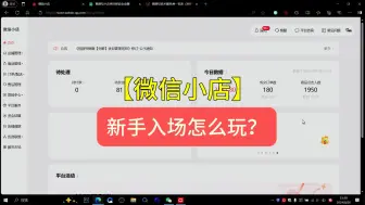 Download Video: 【微信小店】爆火的机会，新手入场怎么玩？这个视频告诉你！